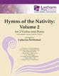 HYMNS OF THE NATIVITY #2 VIOLIN DUET cover